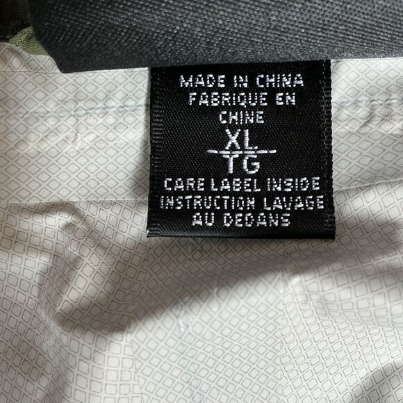 Marmot Mens PreCip Eco Rain Jacket sz XL Army Green Hooded Ripstop Nylon Hiking - Picture 15 of 16